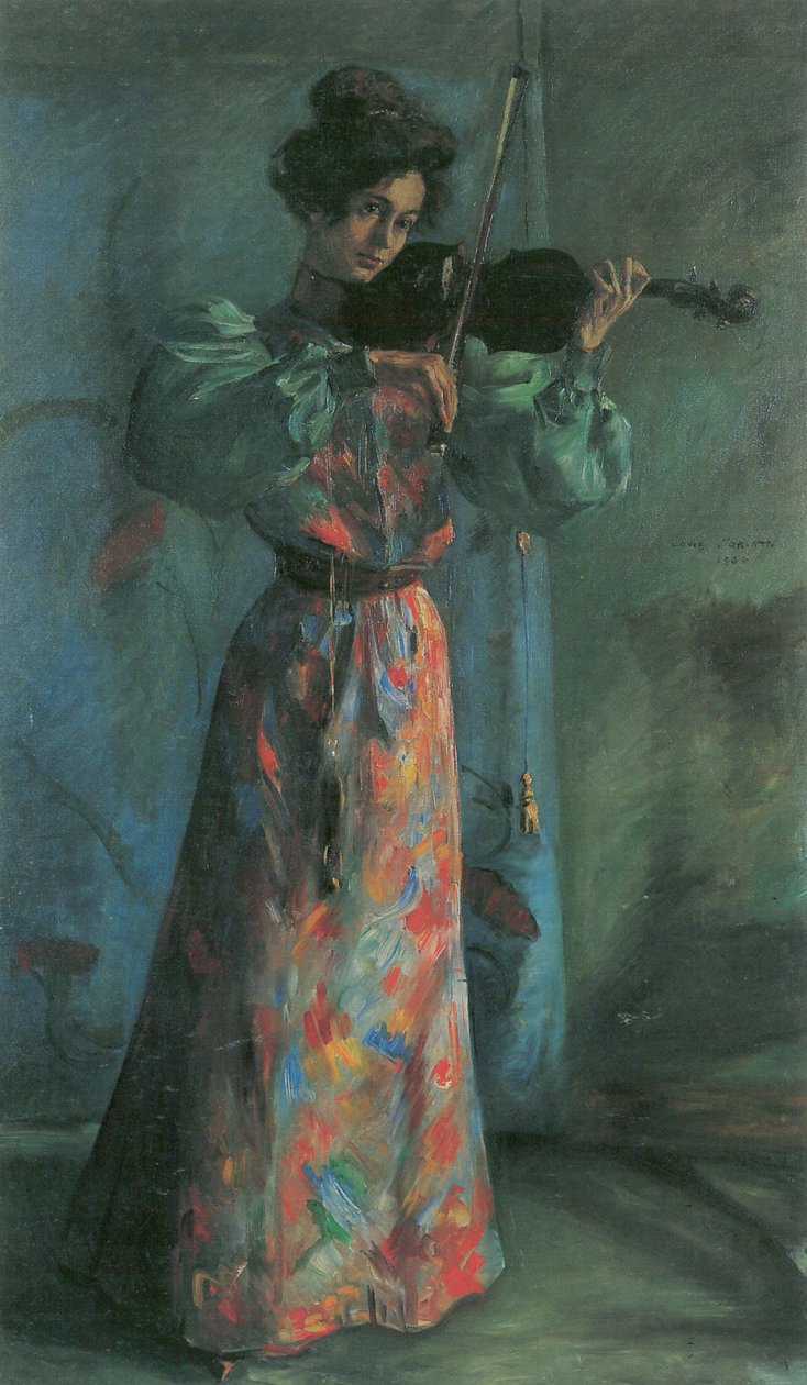 The Violinist by Lovis Corinth