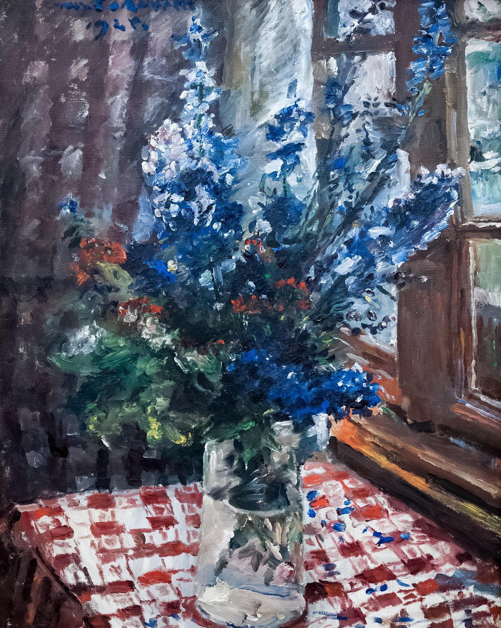 Larkspur by Lovis Corinth