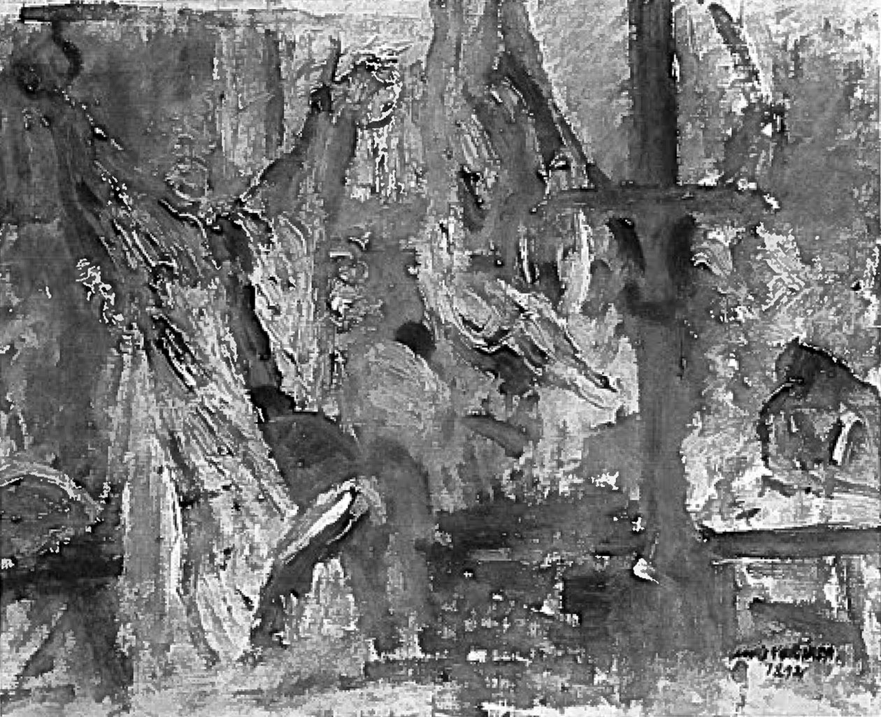 Butchery by Lovis Corinth