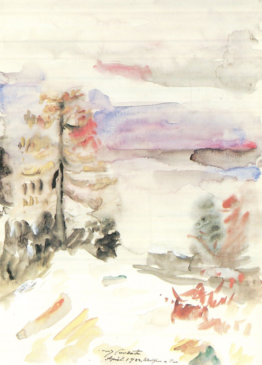 Walchensee in Spring by Lovis Corinth