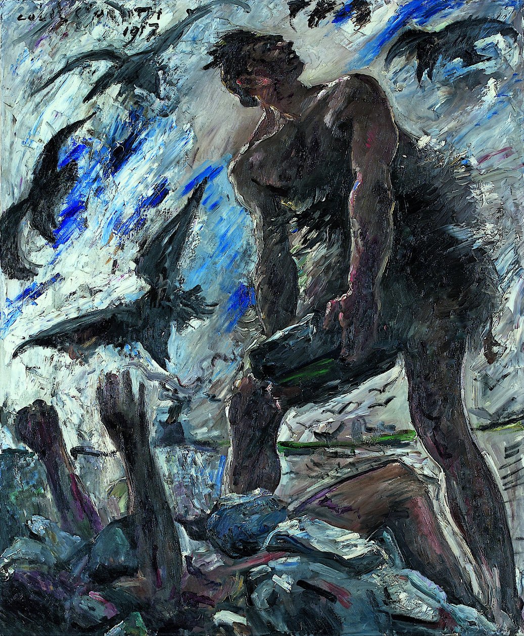 Cain by Lovis Corinth