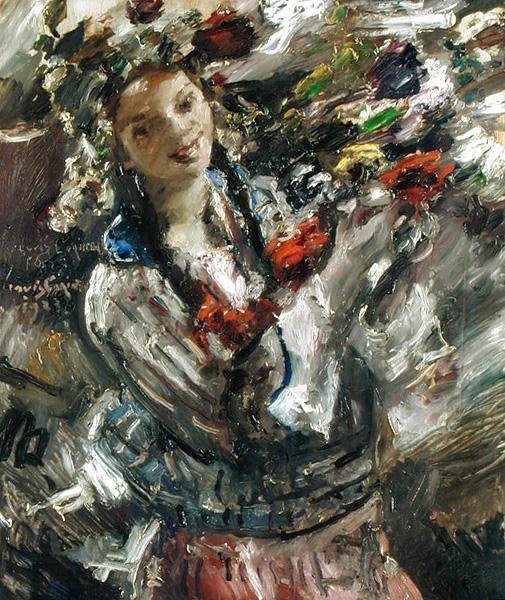 Flora by Lovis  Corinth
