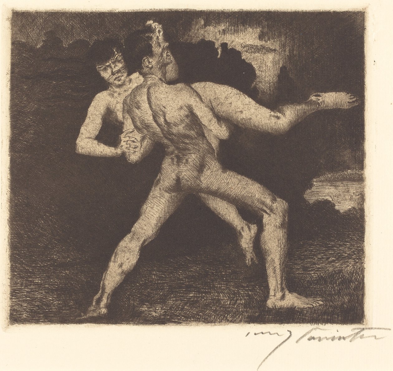 Abduction by Lovis Corinth