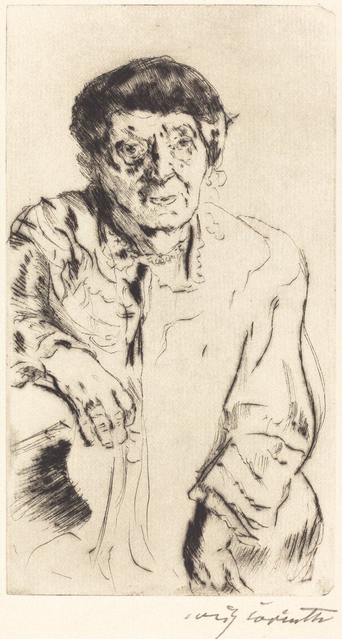 Mother-in-Law, 1916 by Lovis Corinth