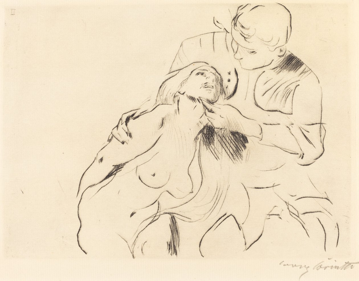 The Reconciliation by Lovis Corinth