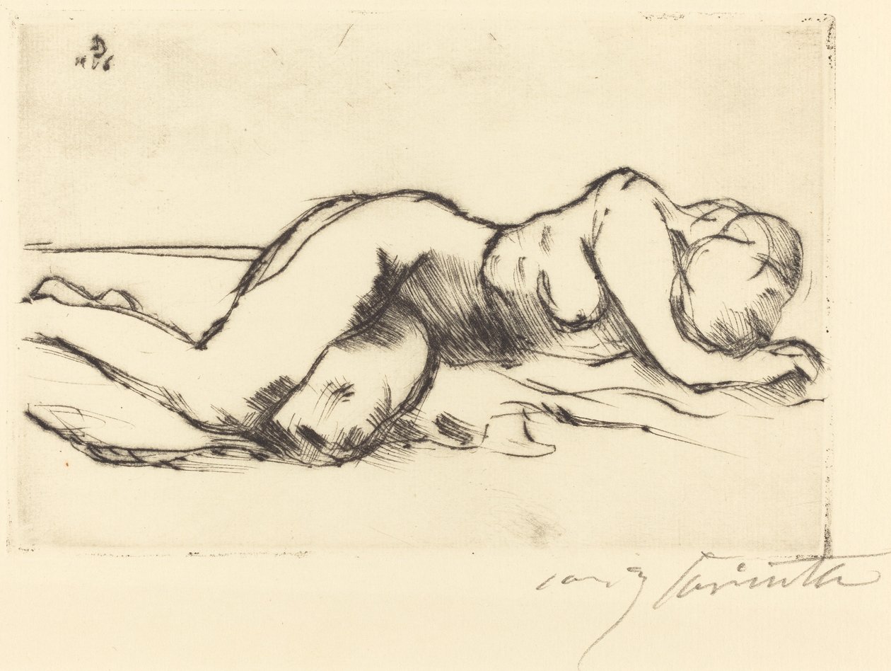 Female Nude by Lovis Corinth