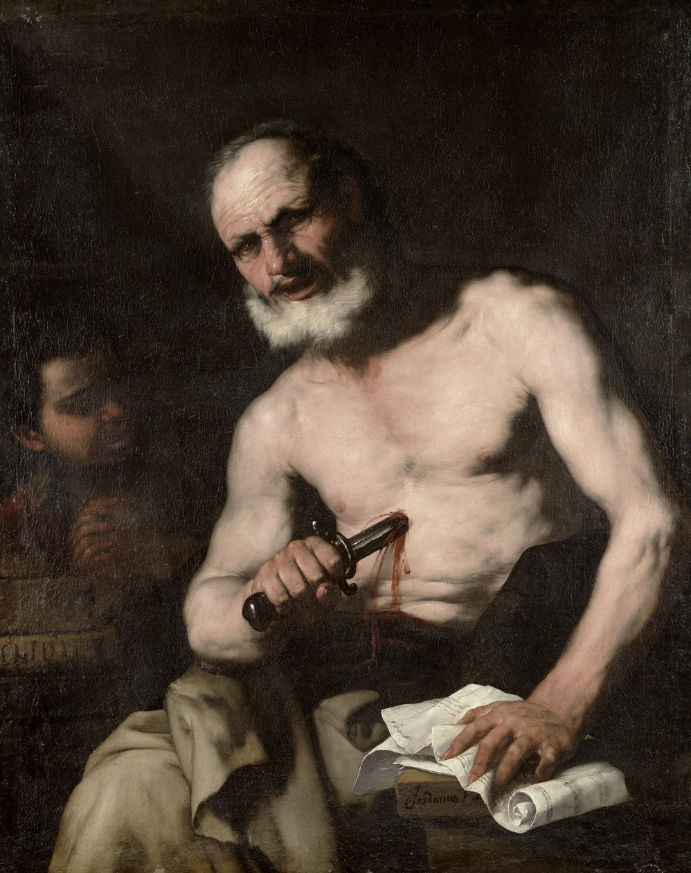 Cato of Utica by Luca Giordano