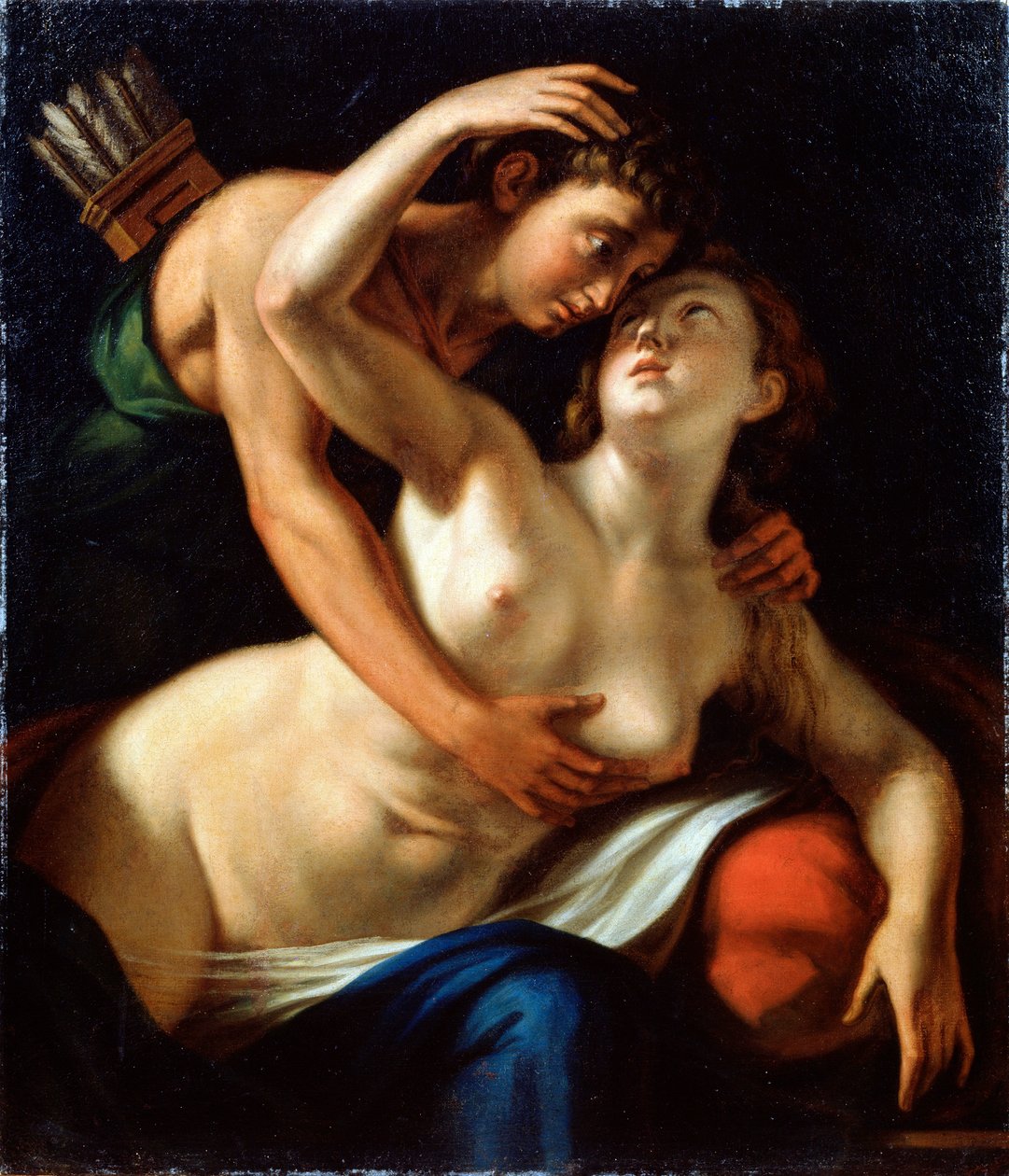 Venus and Adonis by Luca Cambiaso