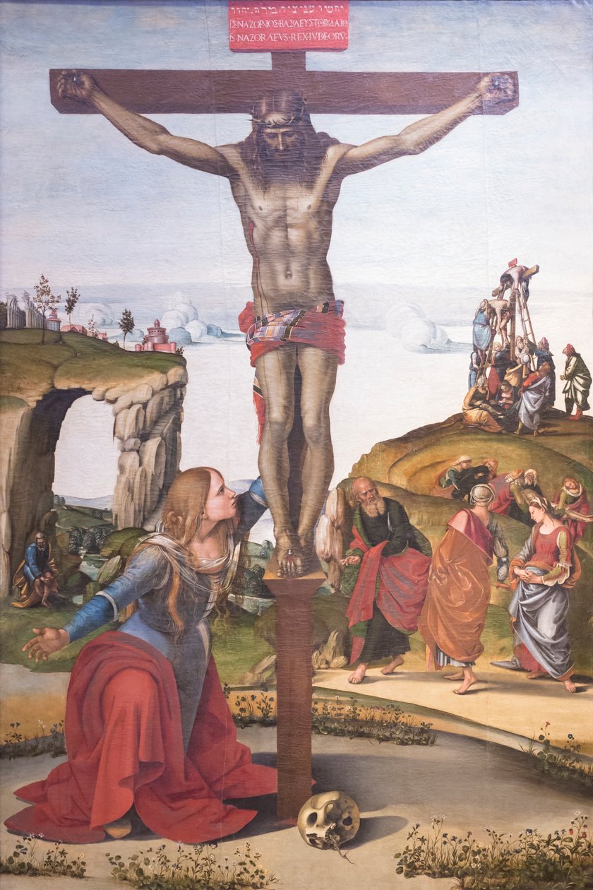 Crucifixion with Mary Magdalen by Luca Signorelli