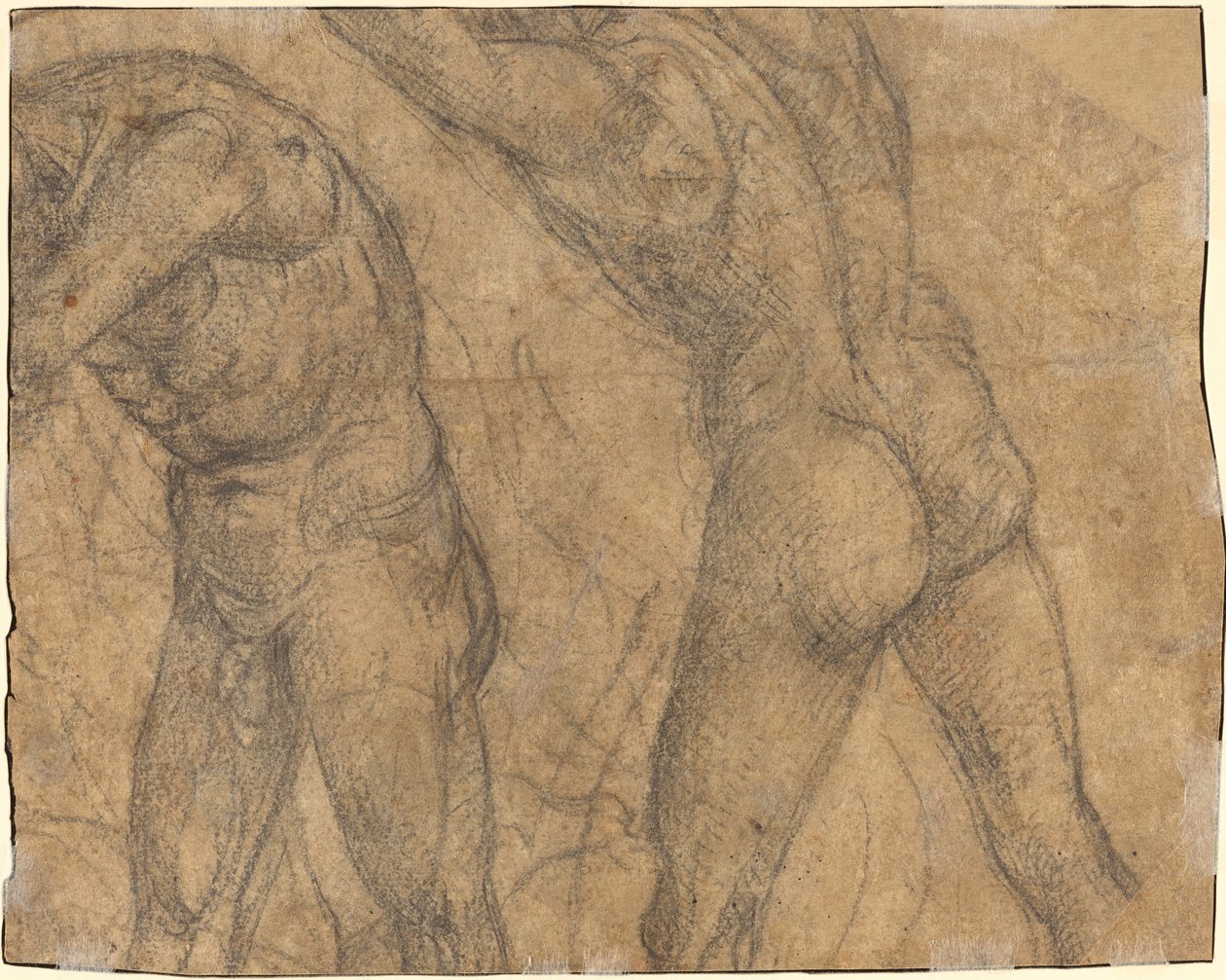 Two Nude Figures by Luca Signorelli