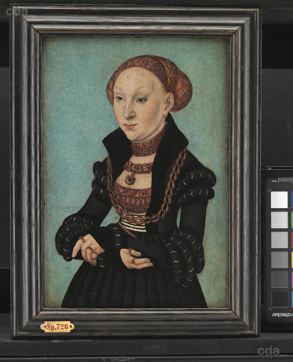 Portrait of the Electress Sibyl of Saxony by Lucas Cranach the Elder