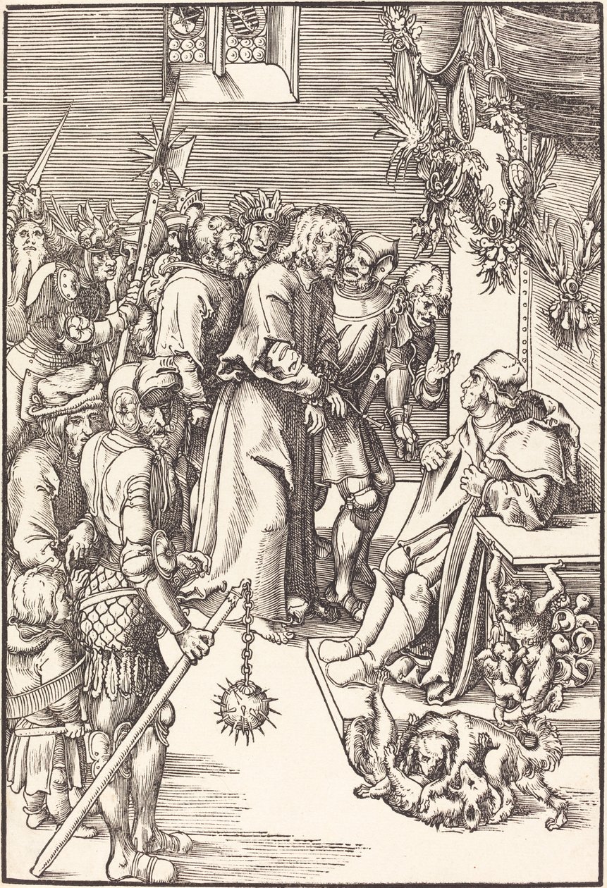 Christ before Caiaphas by Lucas Cranach the Elder