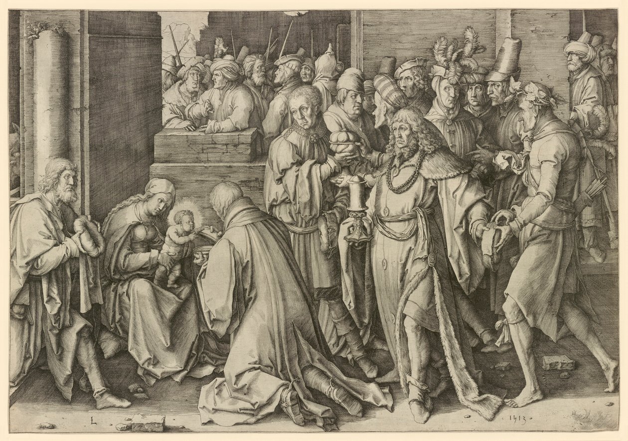 Adoration of the Magi by Lucas van Leyden