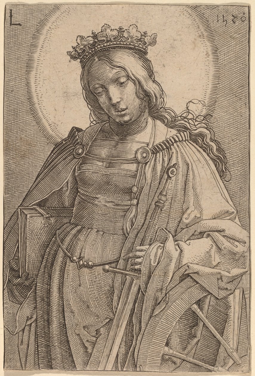 Saint Catherine by Lucas van Leyden