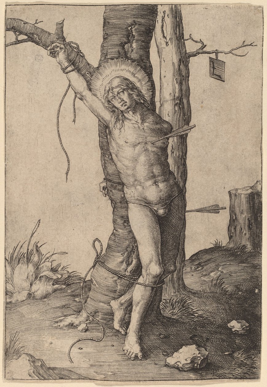 Saint Sebastian by Lucas van Leyden