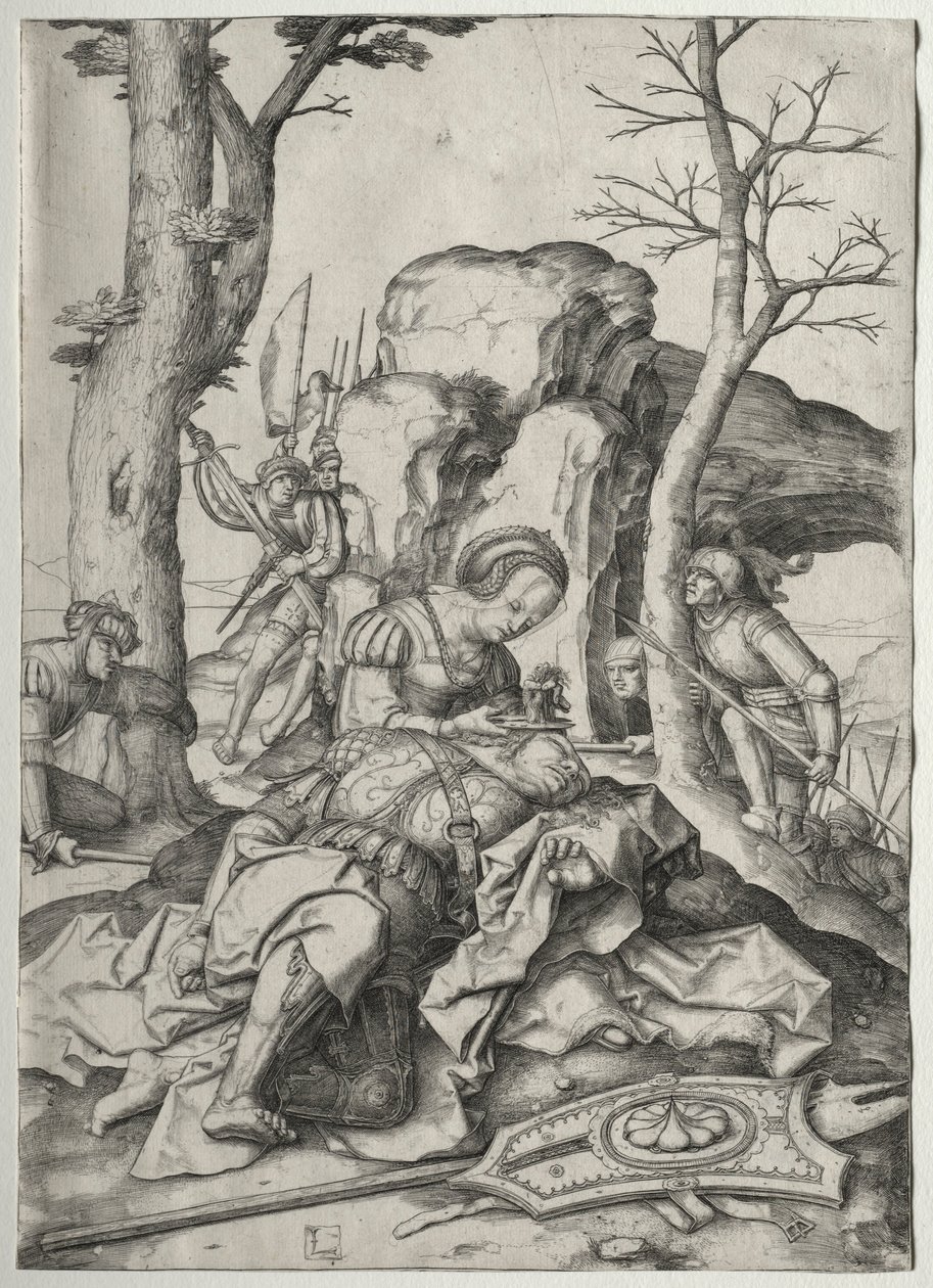 Samson and Delilah by Lucas van Leyden