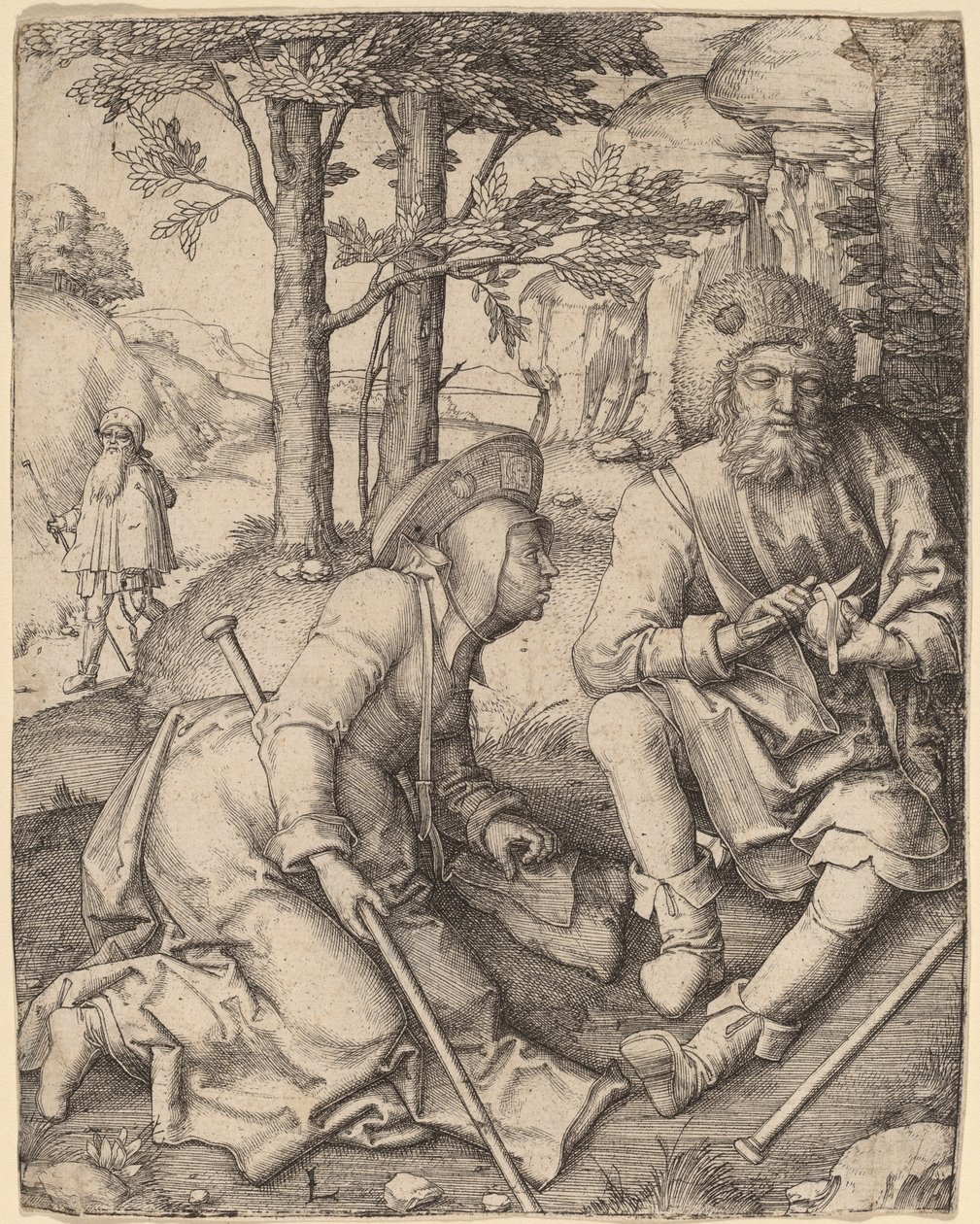 The Pilgrims by Lucas van Leyden