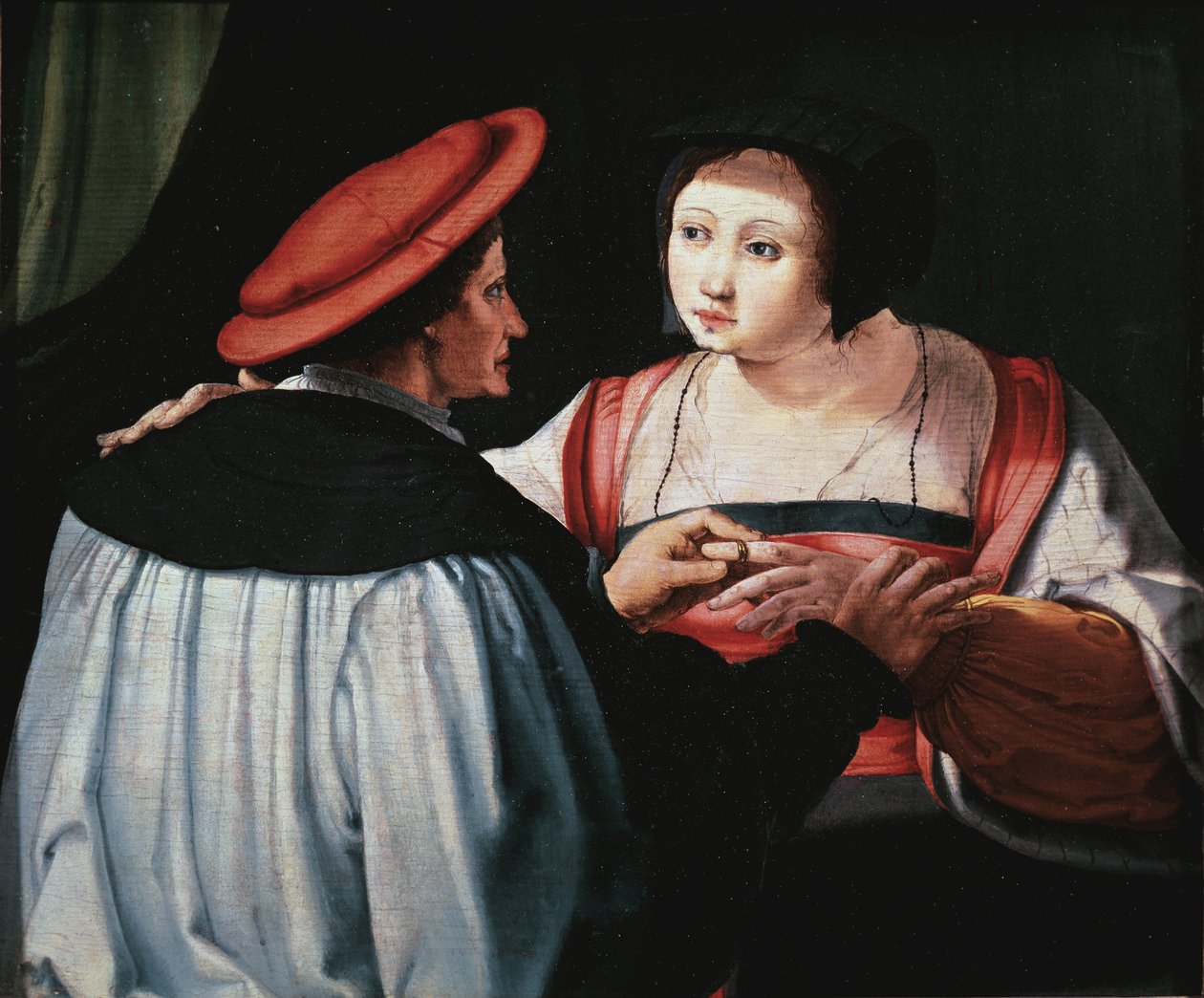 The engagement by Lucas van Leyden