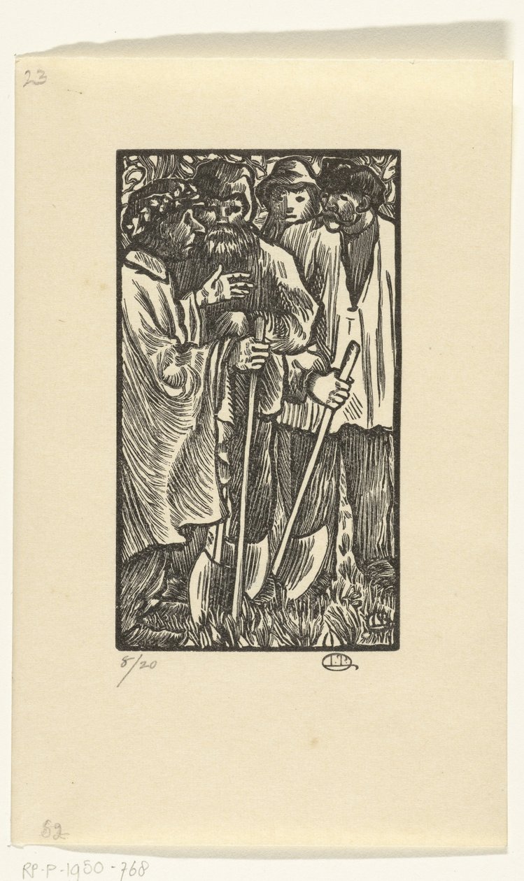 Woodcutters by Lucien Pissarro