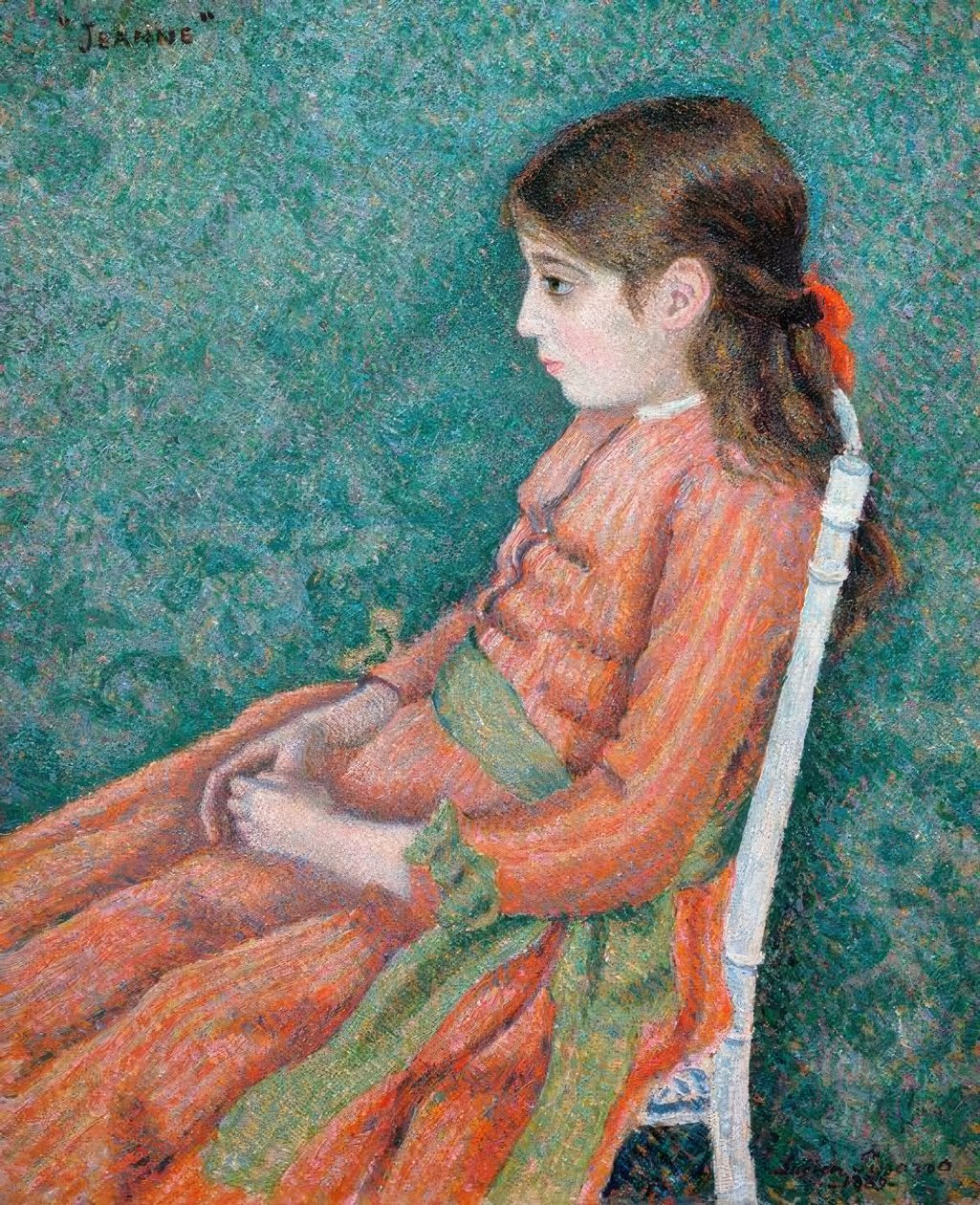 Portrait of Jeanne by Lucien Pissarro