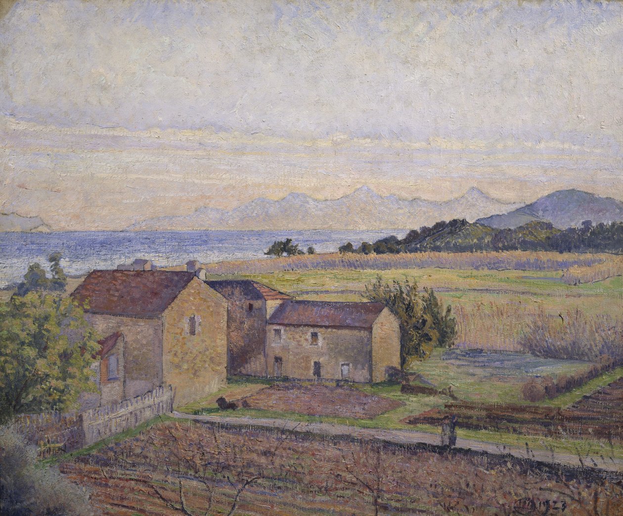 Rade de Bormes by Lucien Pissarro