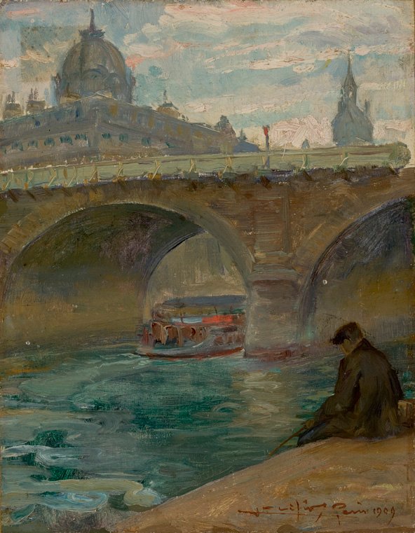 Seine River by Lucilio de Albuquerque