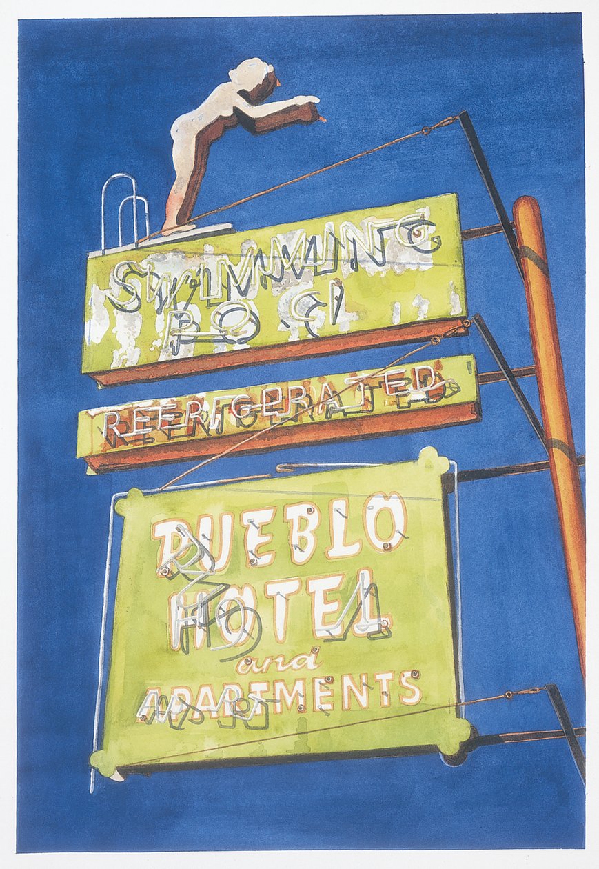 Pueblo Hotel, 2001 by Lucy Masterman