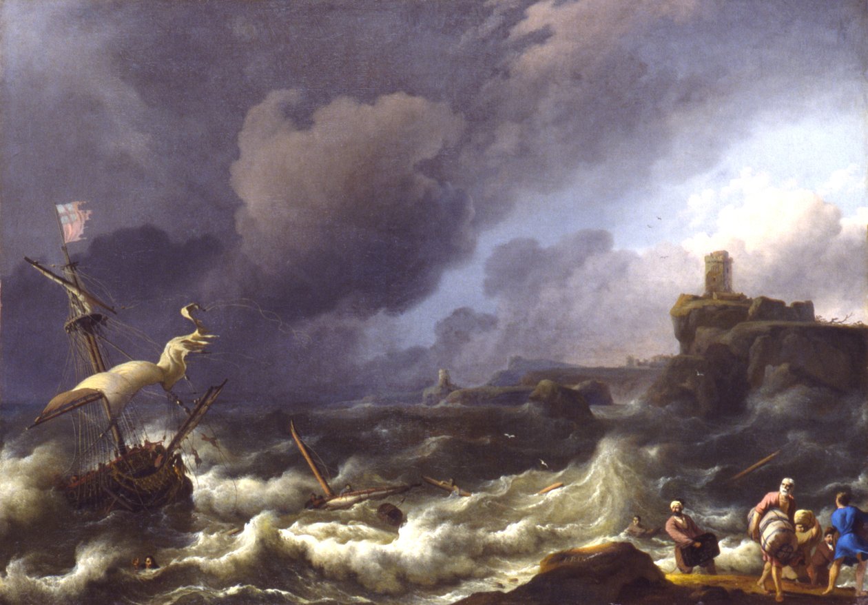 The Storm by Ludolf Backhuysen I