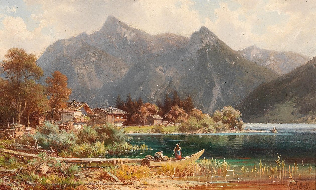 Summer on Schliersee by Ludwig Sckell