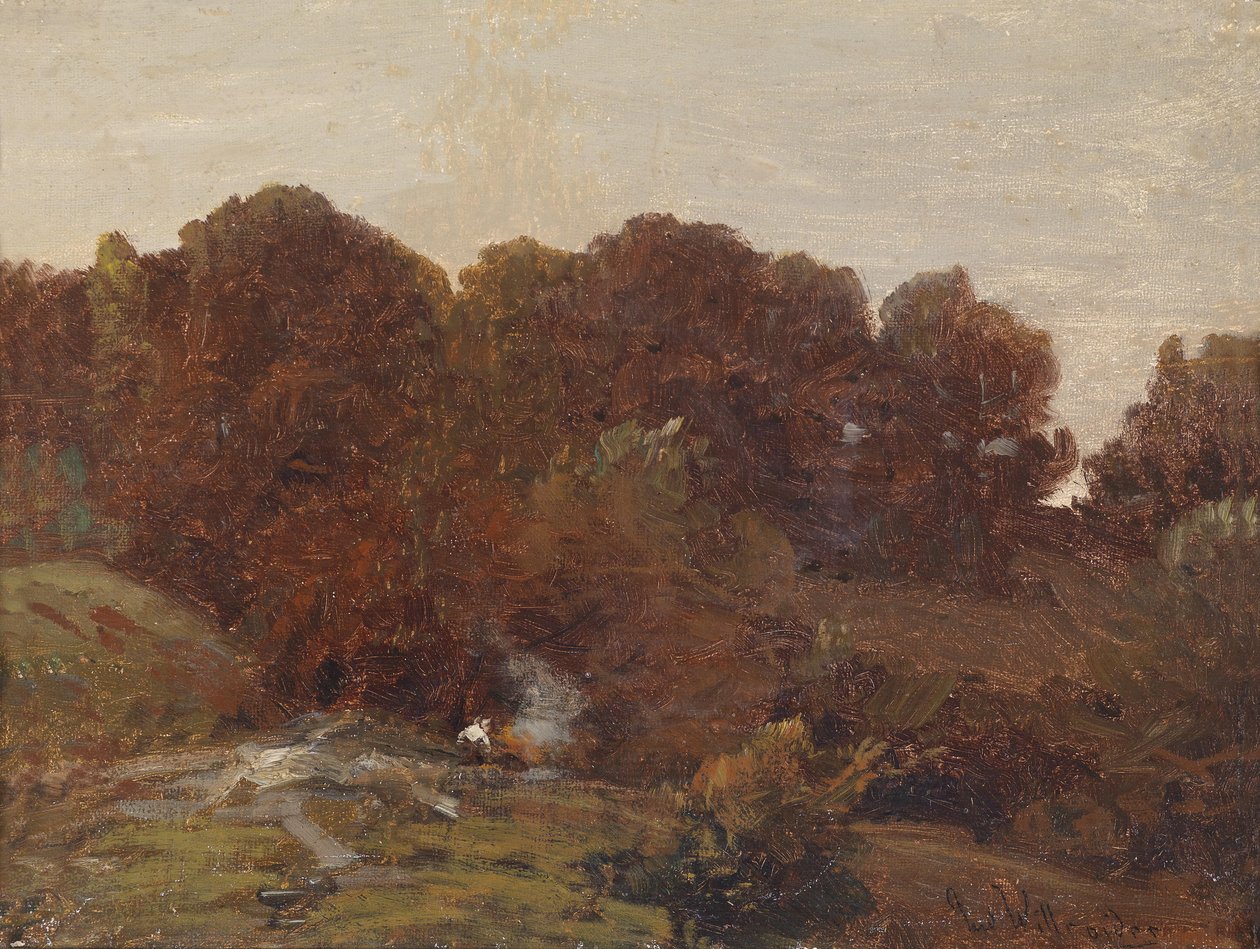 Autumn Landscape by Ludwig Willroider