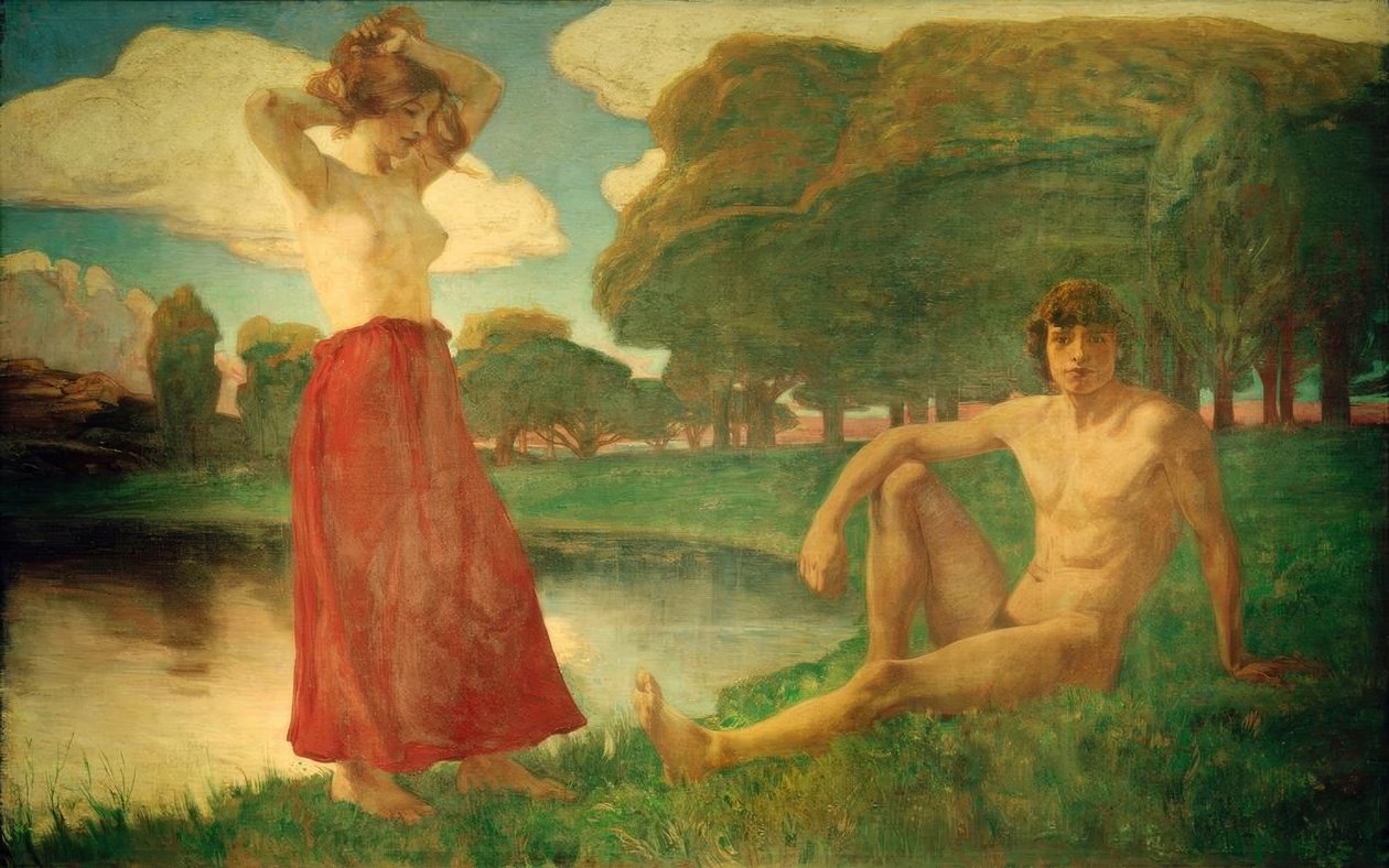 Idyll by Ludwig von Hofmann