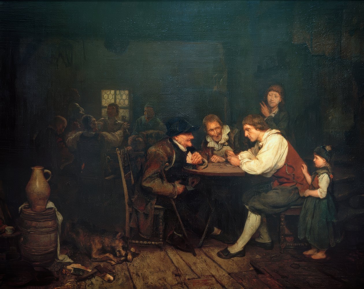 The Cardsharps by Ludwig Knaus