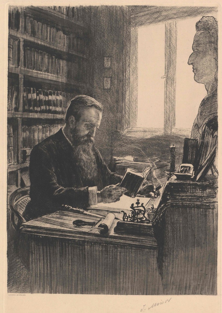 Jakob Minor by Ludwig Michalek