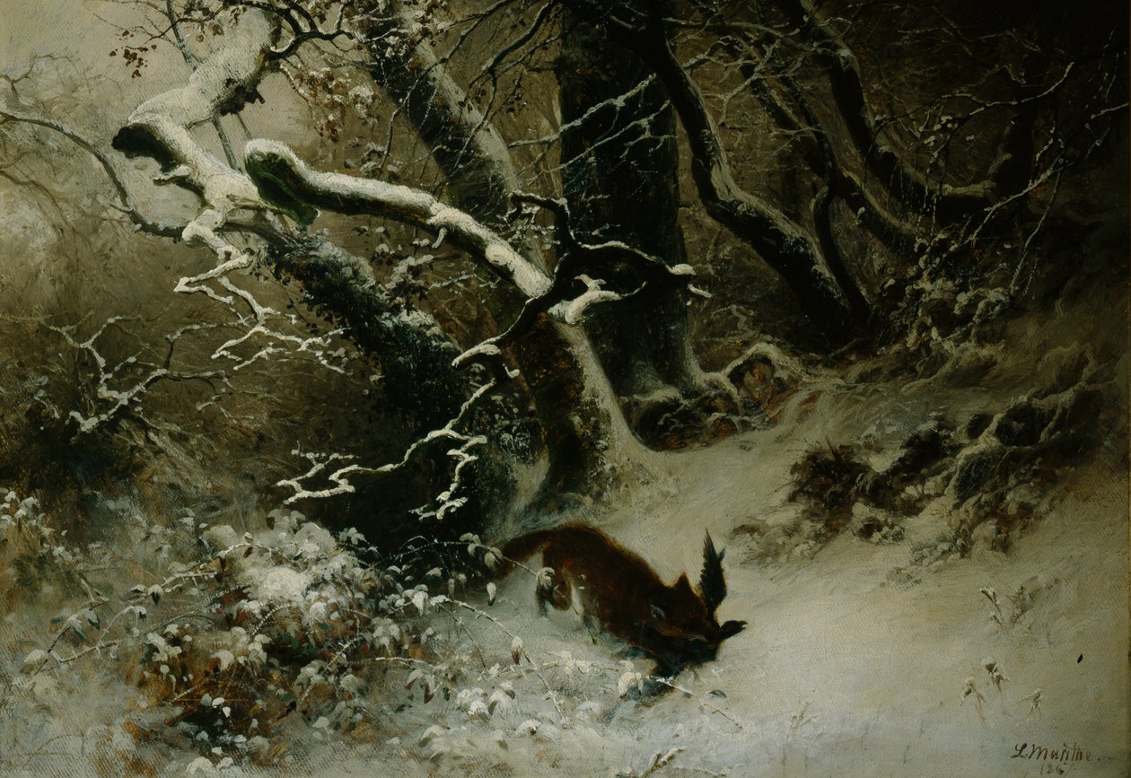 Winter Landscape by Ludwig Munthe