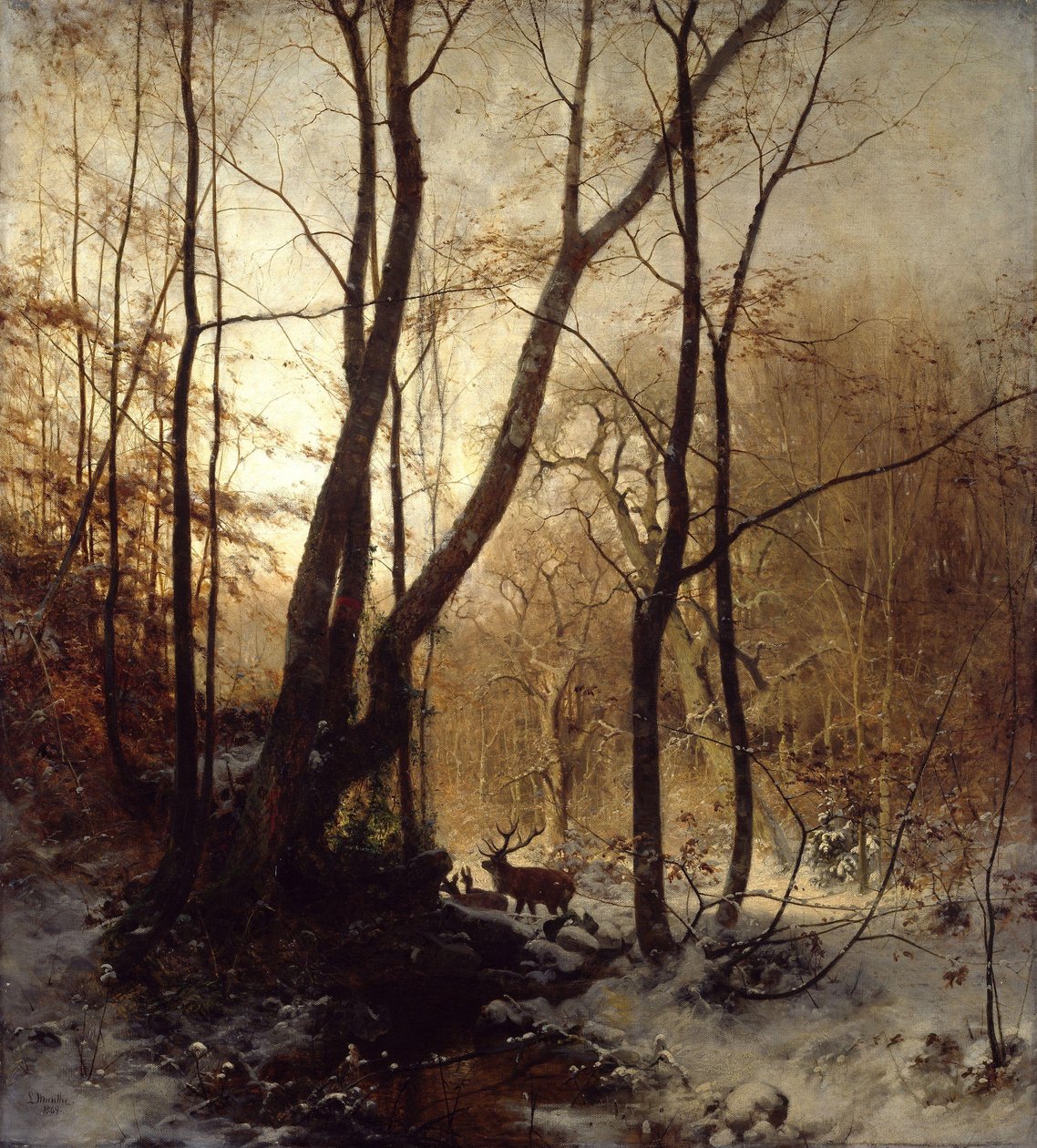 Winter in Germany by Ludwig Munthe