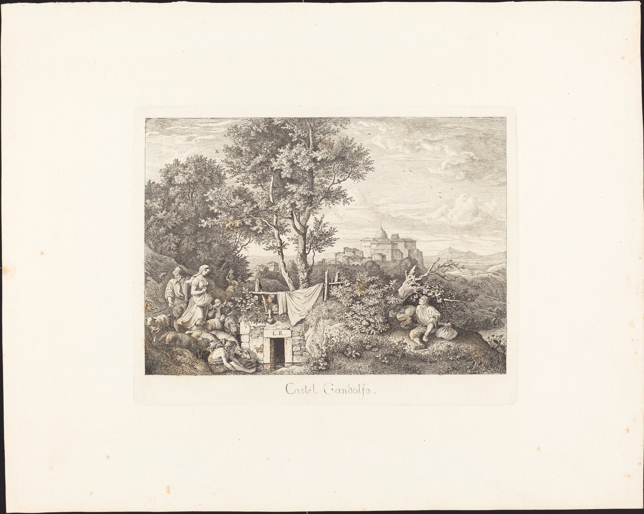 Castel Gandalfo by Ludwig Richter