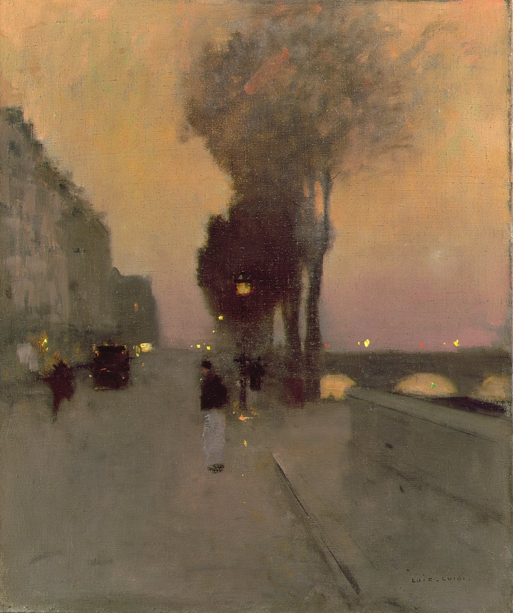 Quai Bourbon, Paris by Luigi Loir