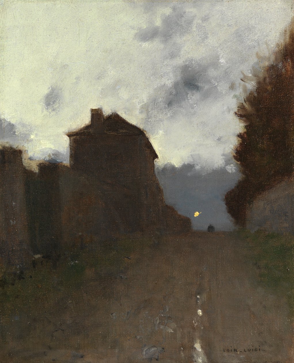 Montmartre at Dusk by Luigi Loir
