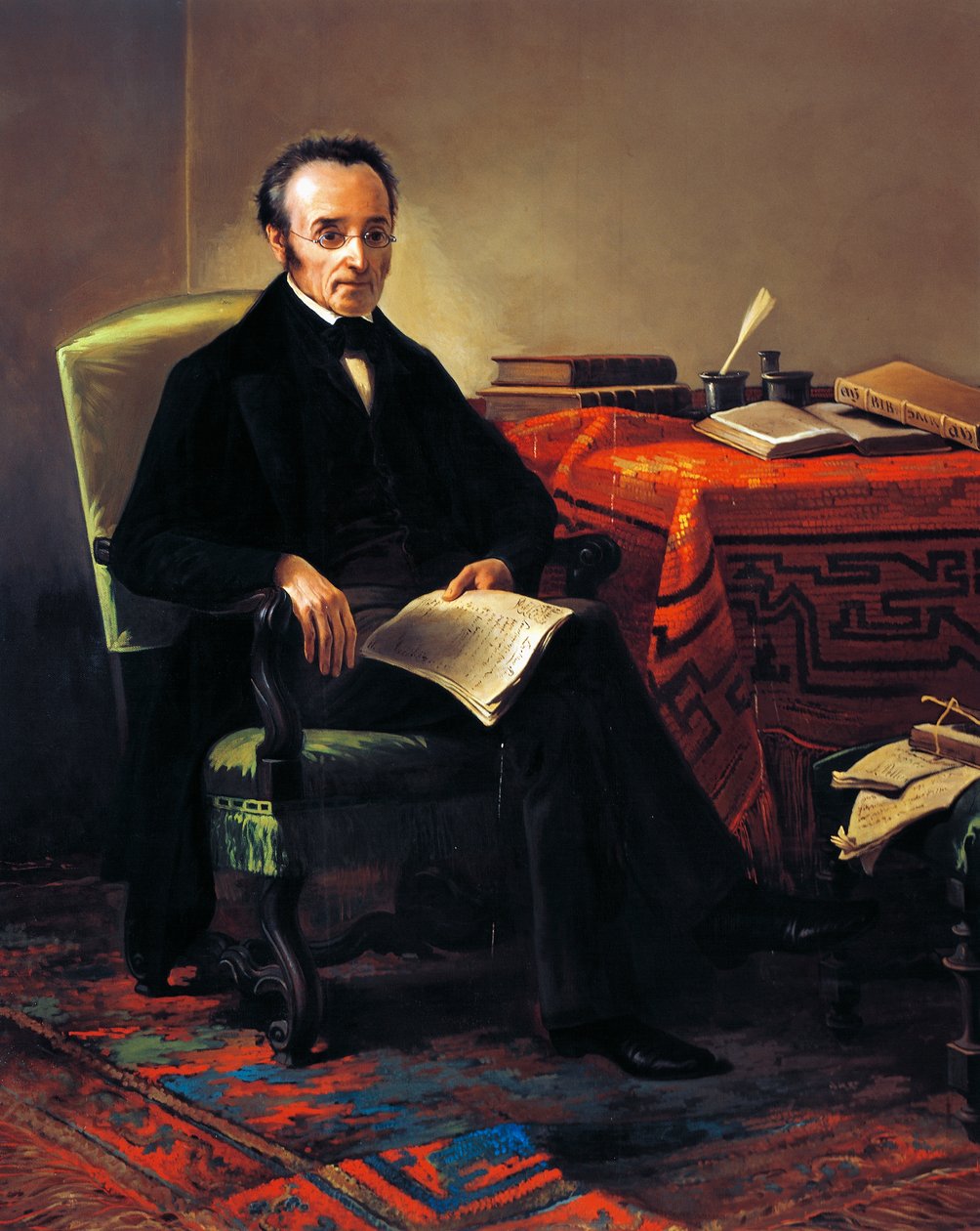 Portrait of Silvio Pellico by Luigi Norfini