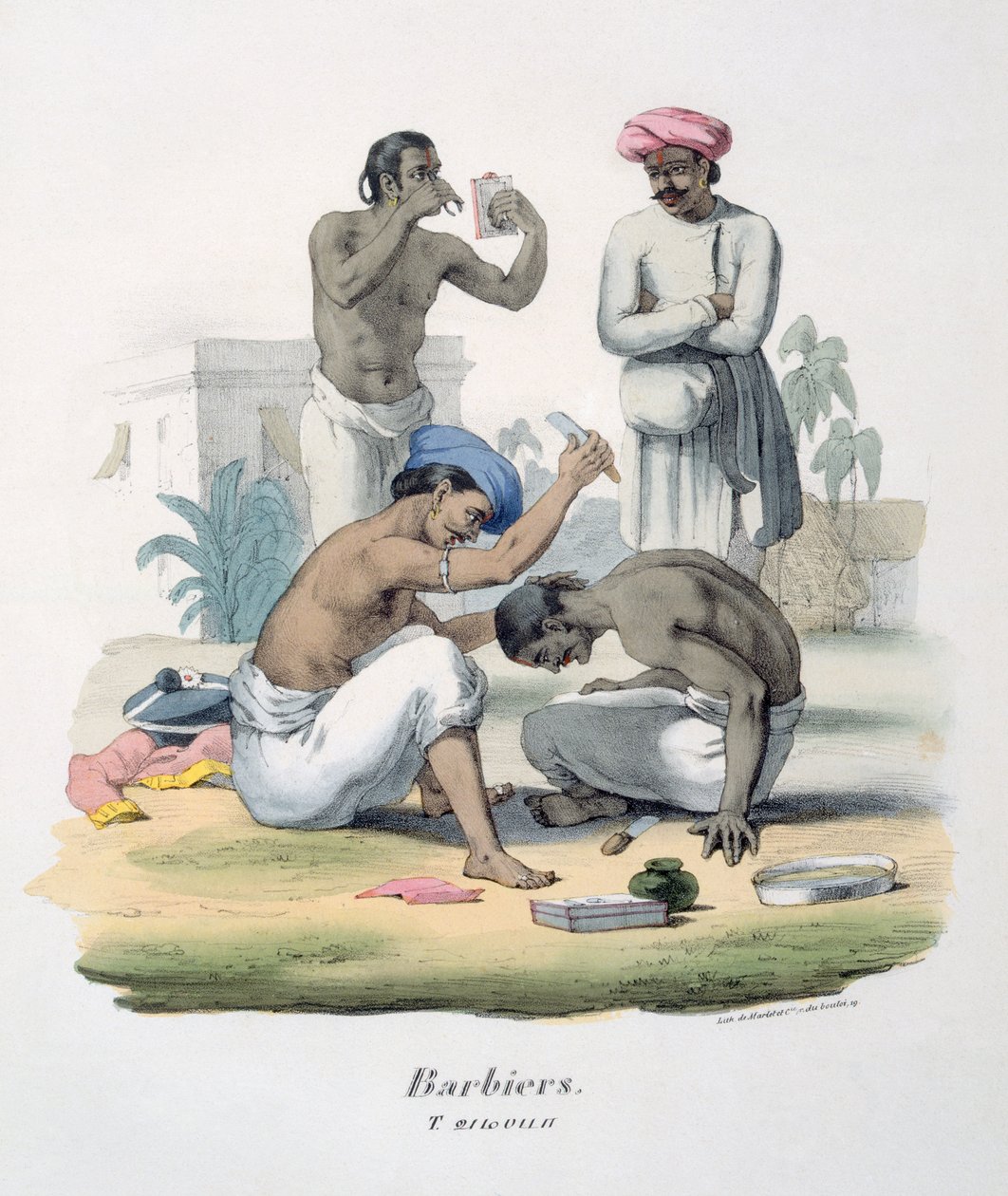 Barbers, 1827-35 by M.E. Burnouf
