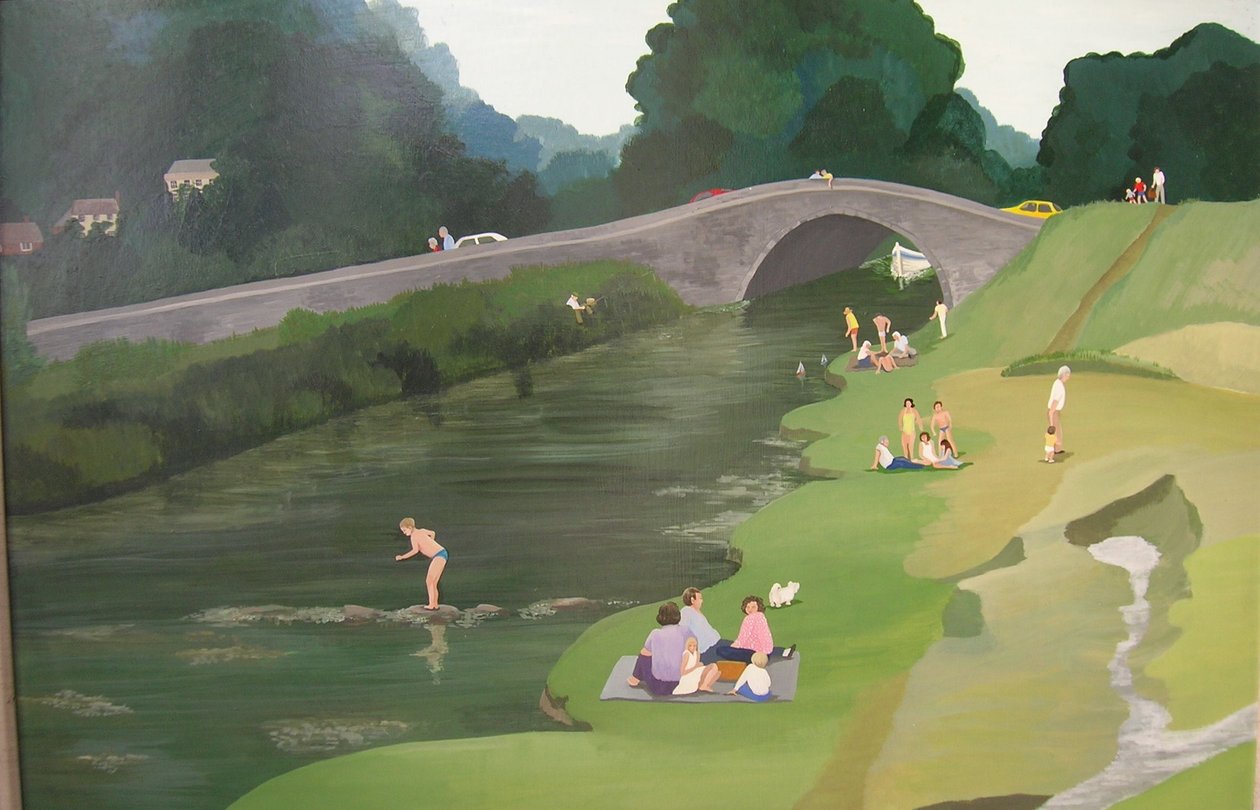 Riverside Picnic by Maggie Rowe