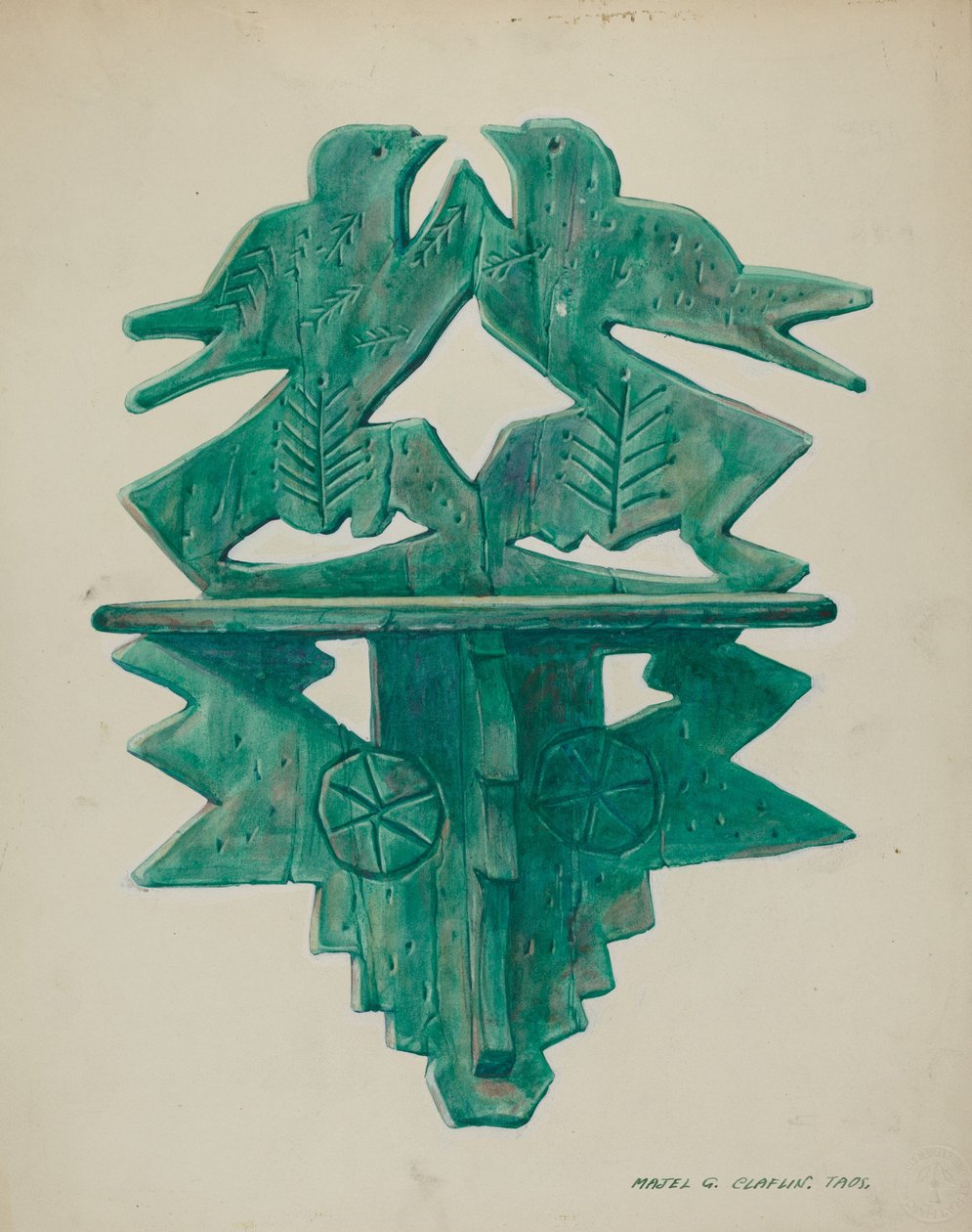 Bird Shelf by Majel G. Claflin
