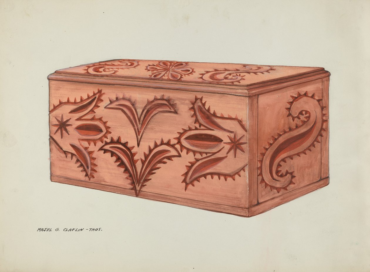 Box, c. 1937 by Majel G. Claflin