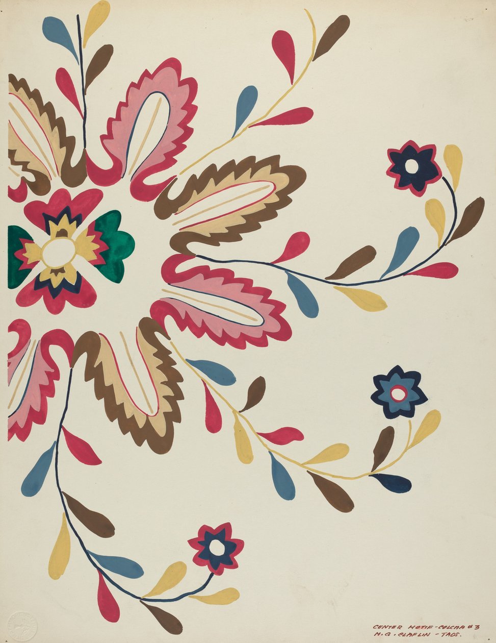 Colcha Plate by Majel G. Claflin
