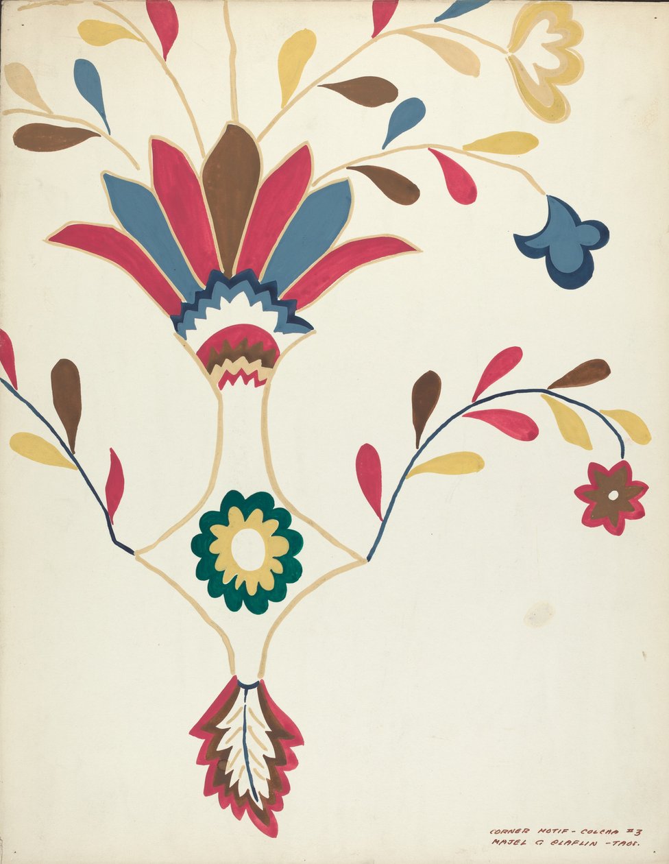 Design from a Proposed Portfolio by Majel G. Claflin