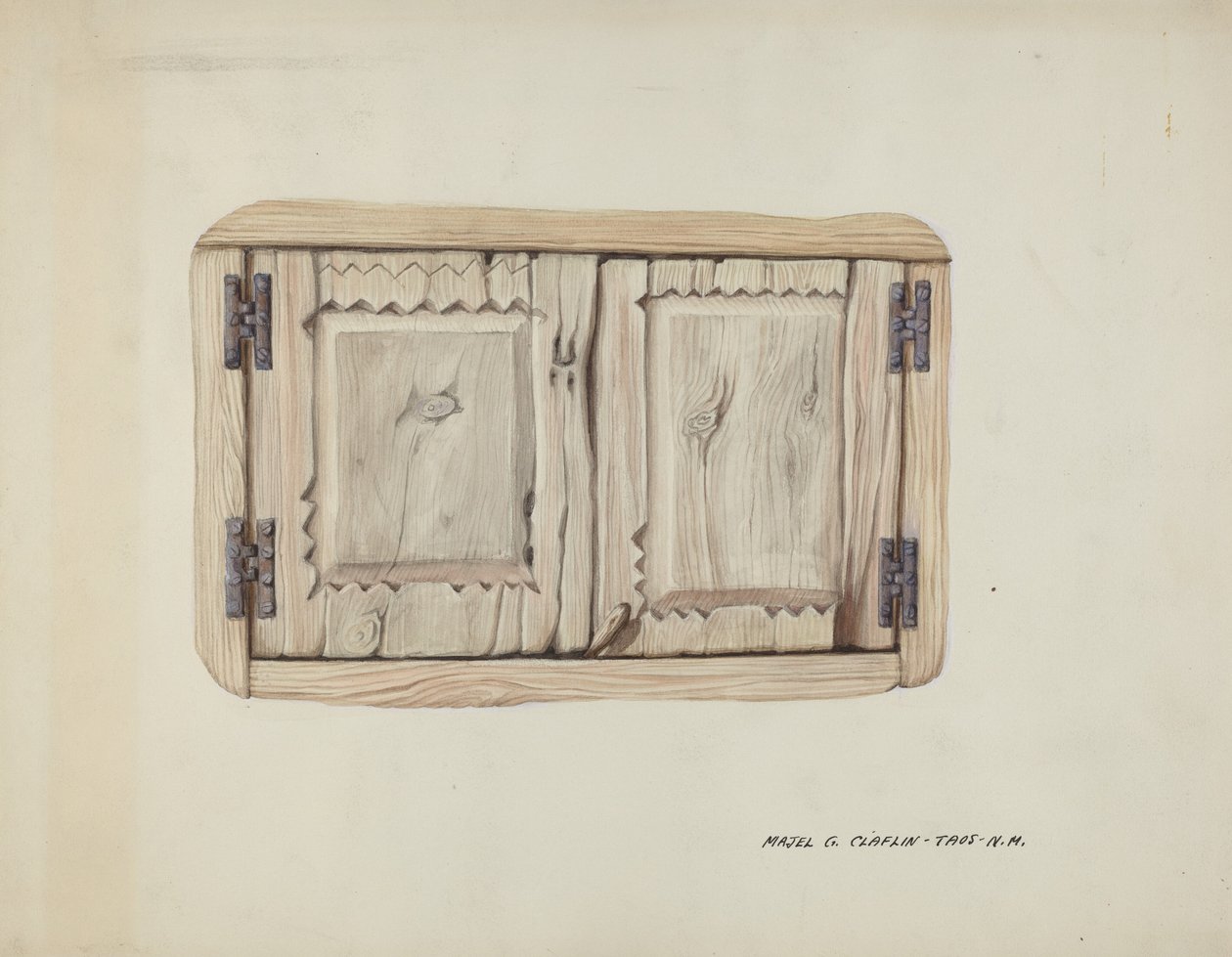 Two Wall Doors by Majel G. Claflin