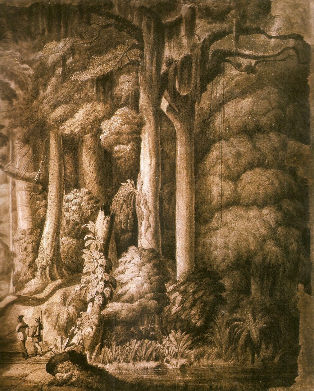 Brazilian Forest (Detail) by Manuel Araújo de Porto Alegre