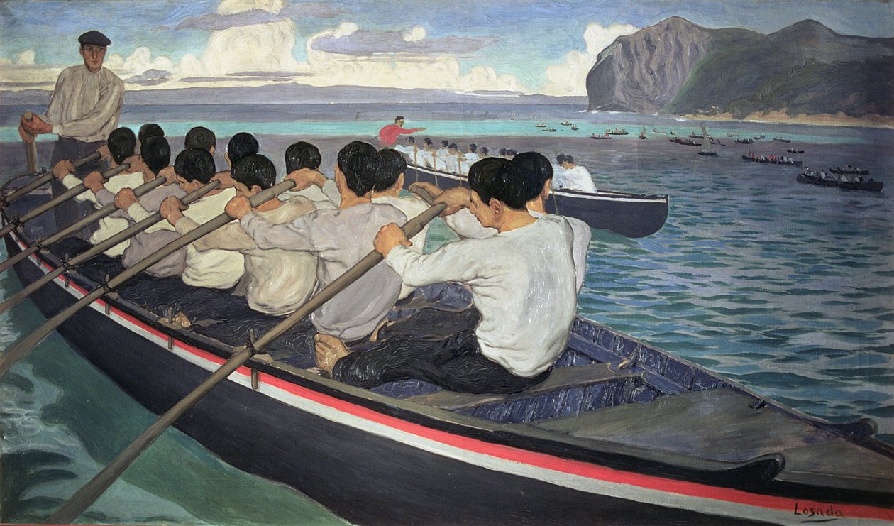 The Rowers by Manuel Losada