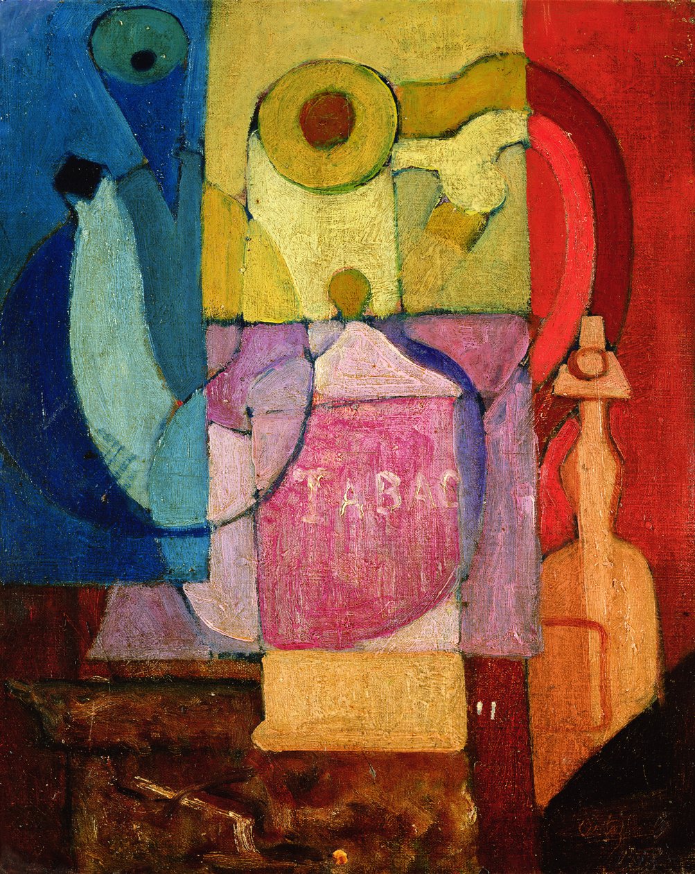 Cubist Still Life by Manuel Ortiz de Zárate