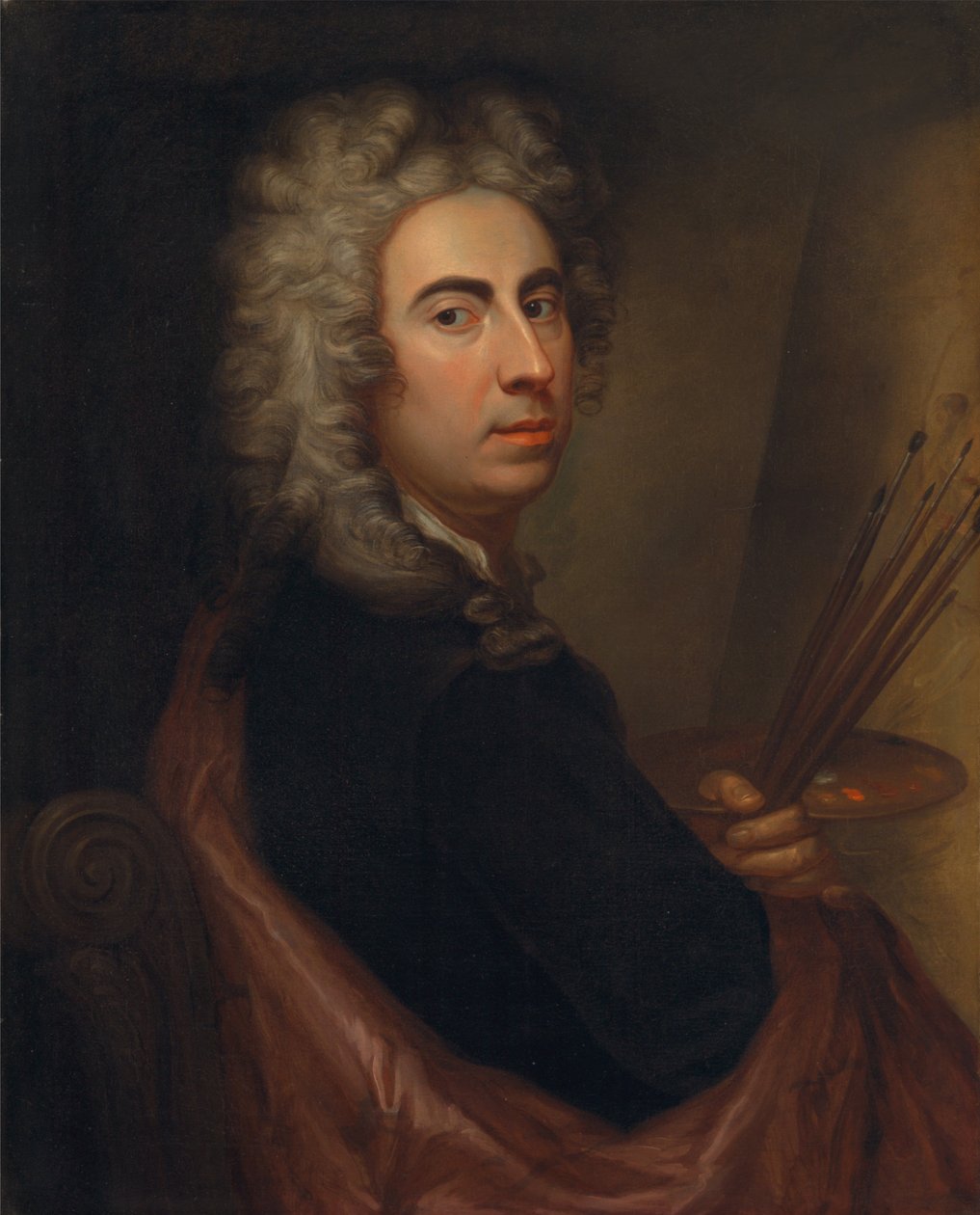 Self-Portrait (ca. 1700) by Marcellus the Elder Laroon